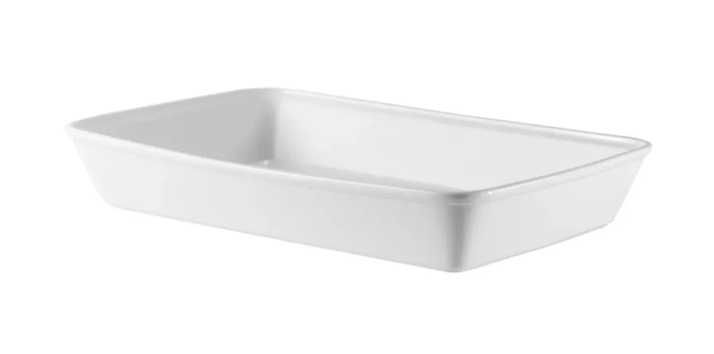 Plat buffet porcelaine vitrifiée blanc 38x25x6,2 cm 3,5 L Counter Serve Churchill Nouveauté