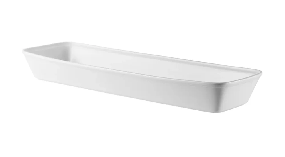 Prix Cassé Plat buffet porcelaine vitrifiée blanc 53x16x6,2 cm 3 L Counter Serve Churchill