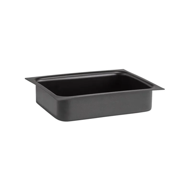 Expédié Aujourd’hui Bac GN1/2 polystyrène (ps) noir 31x25x6 cm Valo Aps