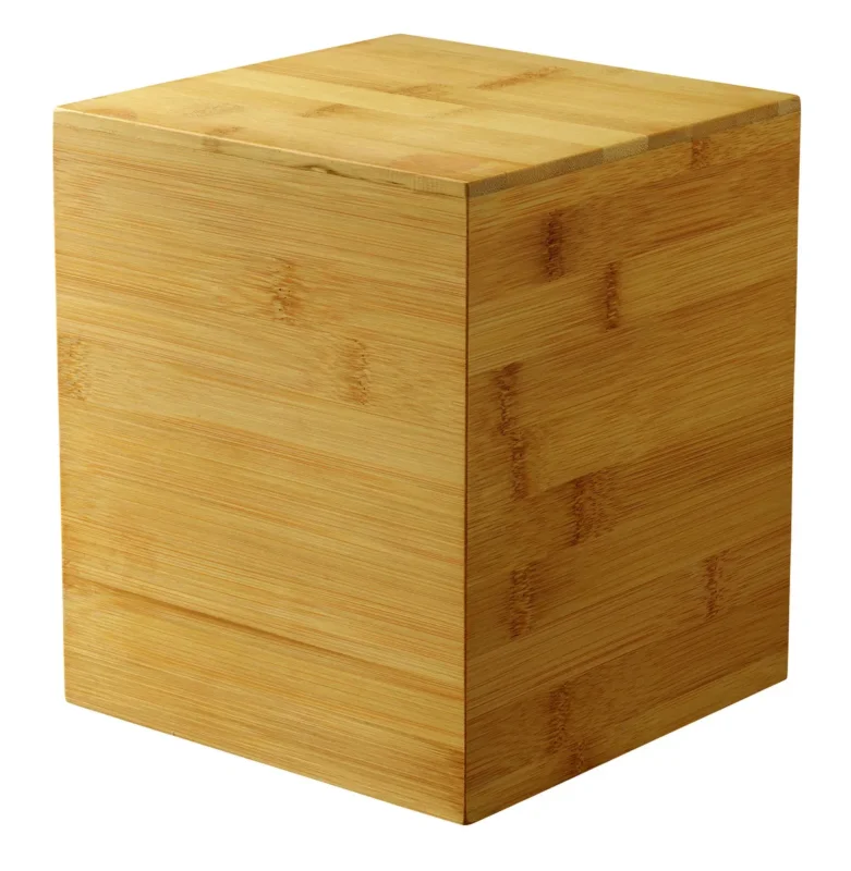 Quantité Limitée Rehausse cube bambou 17x17x20 cm Oxstal Pro.mundi (10 pièces)