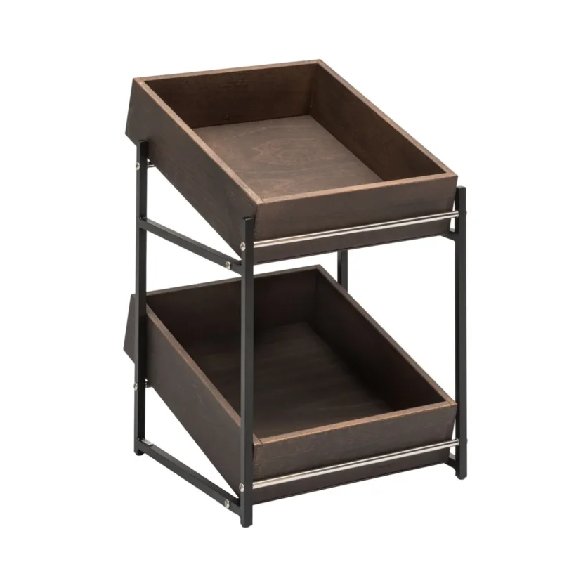 Présentoir gn1/2 2 niveaux bois 29,5x34x43,5 cm Dolomiti Zepe Must-Have