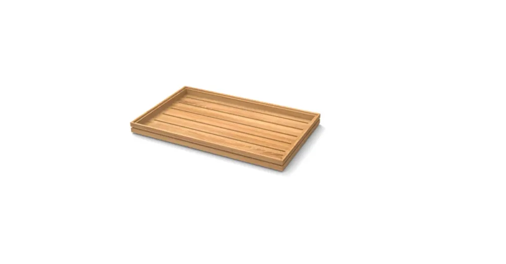 Certifié Caisse chêne 53x32,5x4 cm Flow Craster