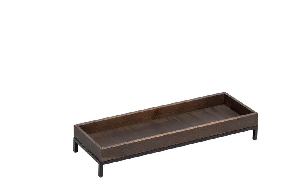 Satisfait Ou Remboursé Présentoir gn2/4 bois 53x16,5x12,5 cm Dolomiti Zepe