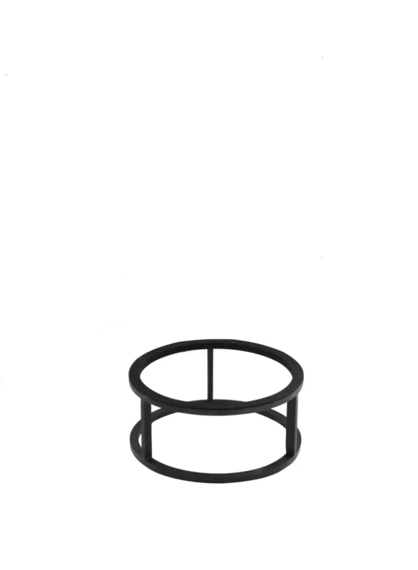 Prix Bas Rehausseur acier noir Ø 21,8 cm 9,5 cm Tilt Craster