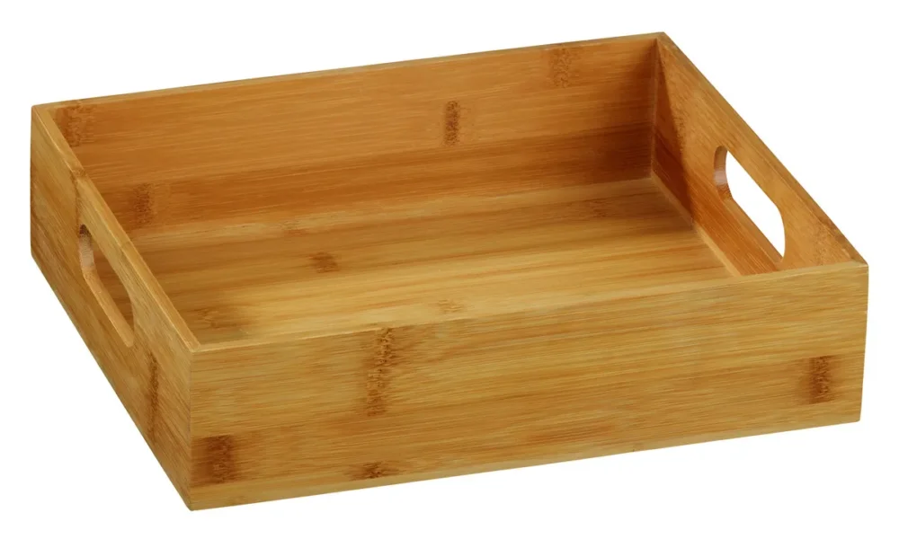 Nouvel Arrivage Caisse bambou 30x25x7,5 cm Oxstal Pro.mundi (5 pièces)