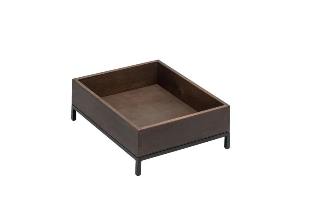 Présentoir gn1/2 bois 31,5x32,5x12,5 cm Dolomiti Zepe Prix Choc