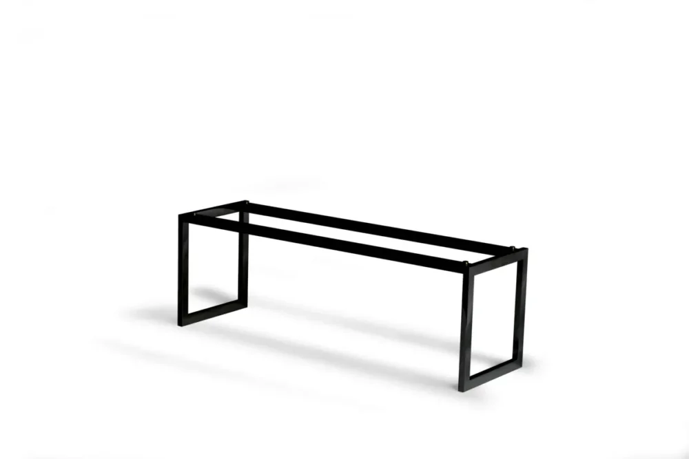 Cadre réhausseur pour plateau de présentation acier noir 53x16,3x18,5 cm Flow Craster Solde
