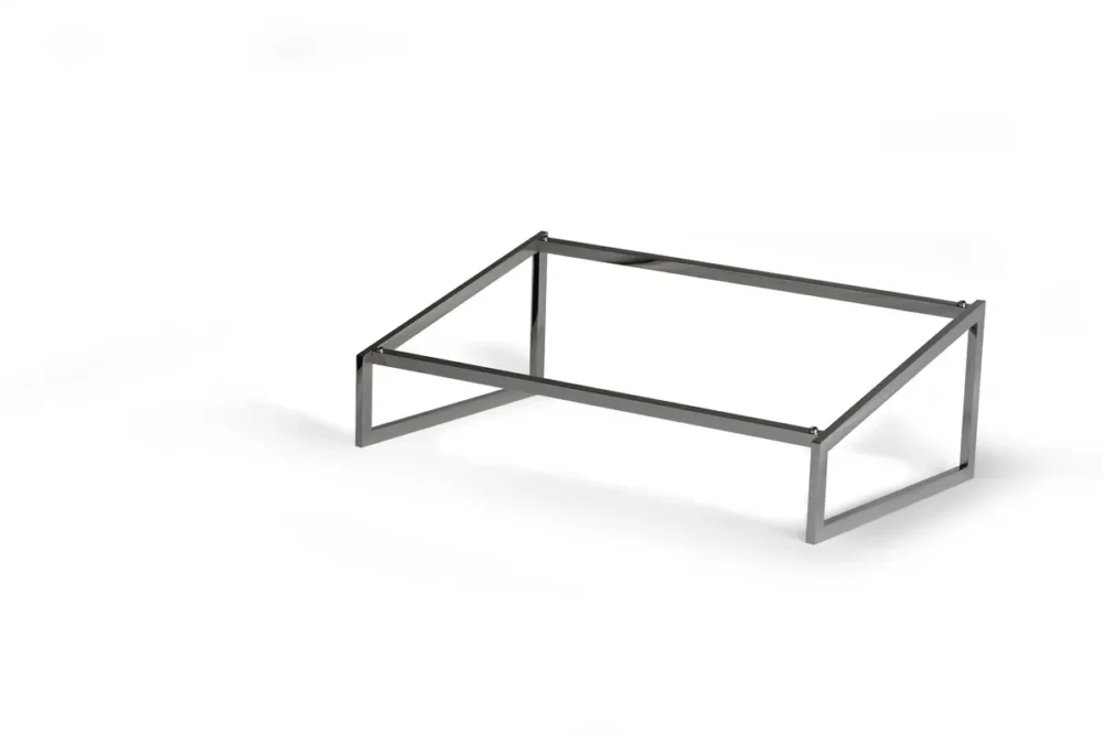 Cadre réhausseur pour plateau de présentation inox 53x32,5x18,2 cm Flow Craster Nouvelle Collection