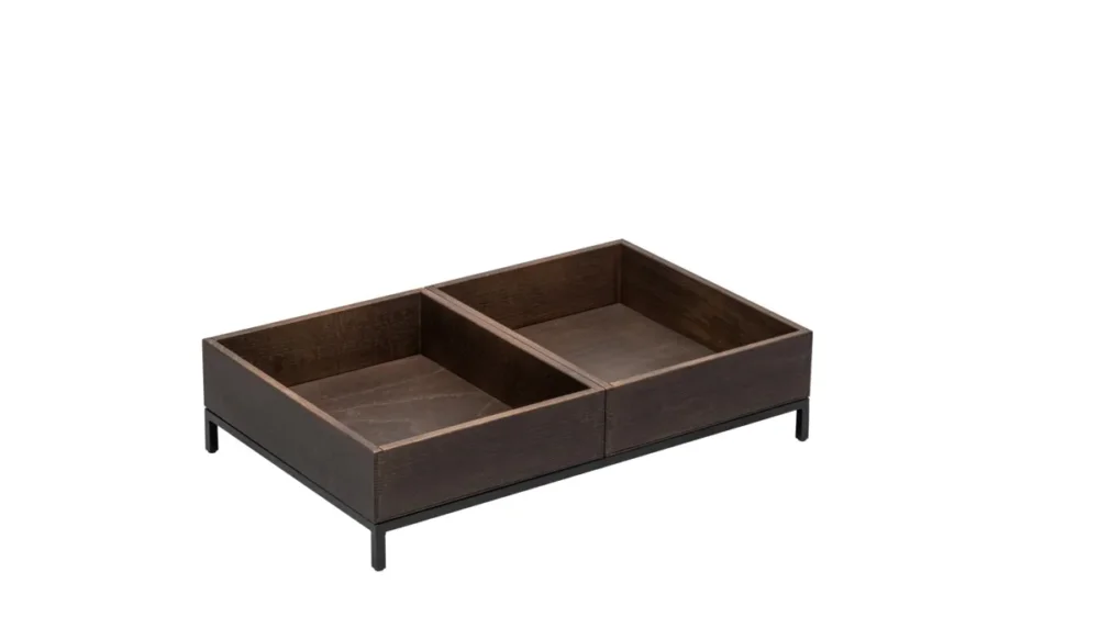 Présentoir GN1/1 bois 53x32,5x12,5 cm Dolomiti Zepe Bon Plan