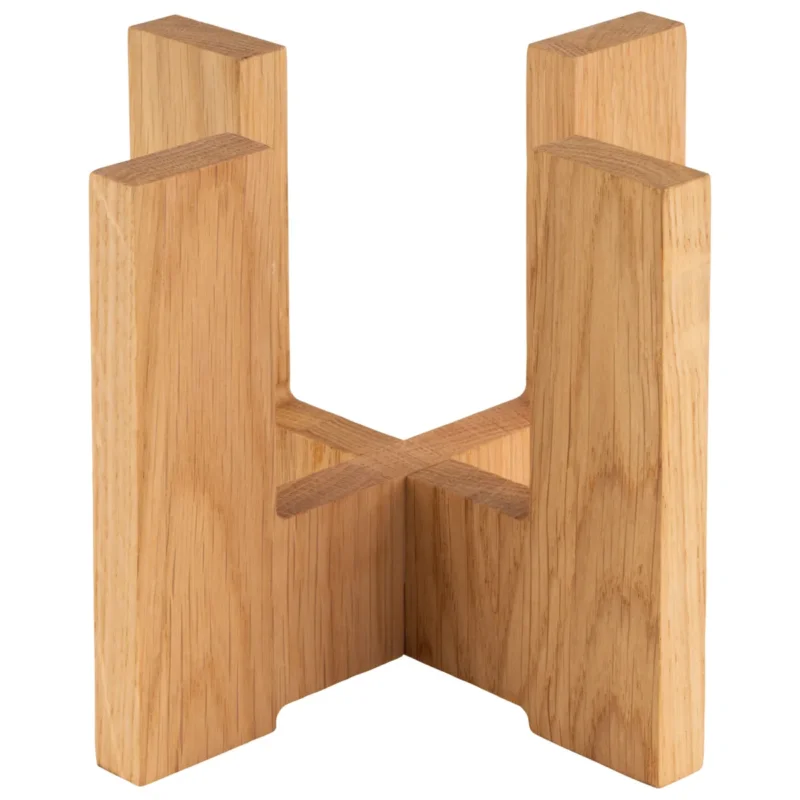 Offre Du Jour Socle pour carafe chêne 15x15x12 cm Valo Aps