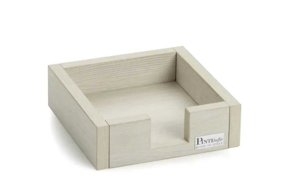 Porte-serviette bois 21,5x21,5x6,5 cm Compact Pintinox Offre Spéciale