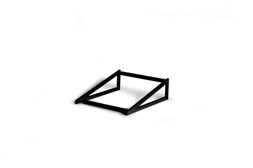 Jusqu’à Épuisement Des Stocks Cadre réhausseur pour plateau de présentation acier noir 31,5x26,5x9,7 cm Flow Craster