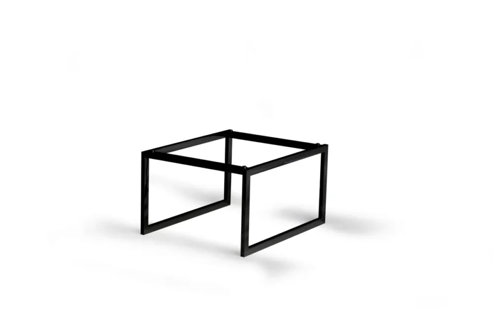 Authentique Cadre réhausseur pour plateau de présentation acier noir 32,5x26,5x18,5 cm Flow Craster