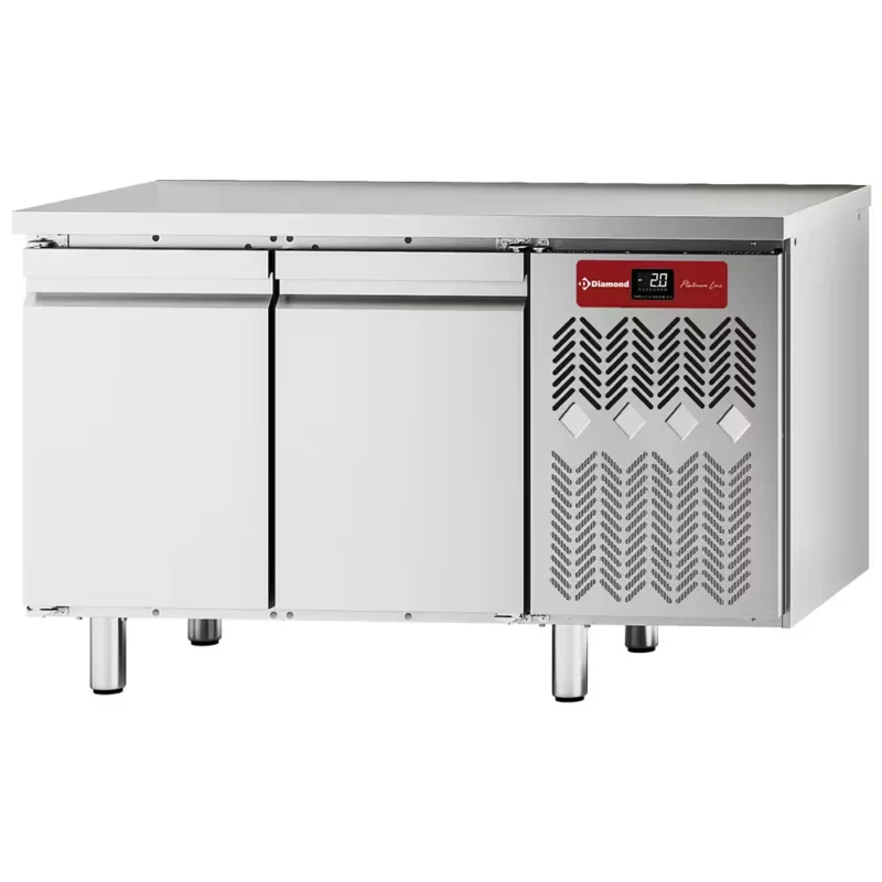 Table frigorifiques ventilée, 2 portes GN 1/1 Bon Plan
