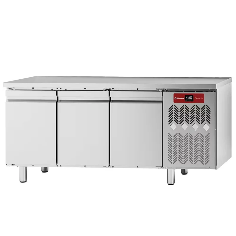 Table frigorifique, ventilée, 3 portes GN 1/1 Vente Directe