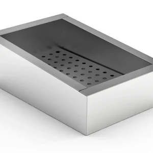 Achat Immédiat Bac à glace pilée incliné 1/1 gn aisi 304vidange côté fonctionnement COMBISTEEL