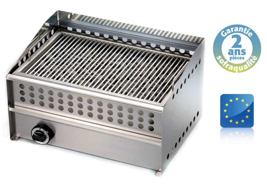 Wood steak grill gaz - l 550 mm SOFRACA Meilleur Prix