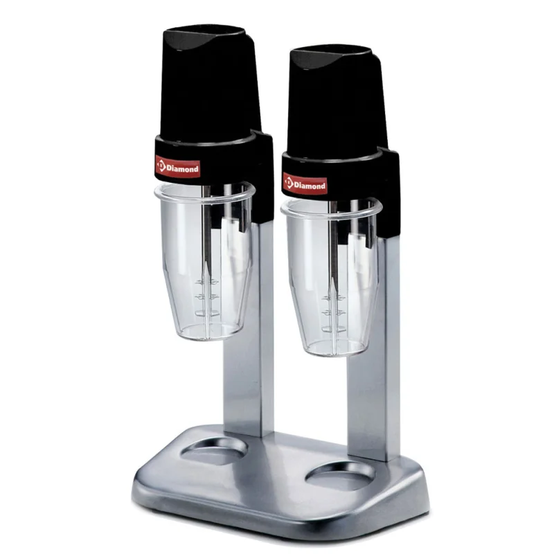 Machine à milk-shake, 2 verres lexan 2x 650 cl DIAMOND Bon Marché