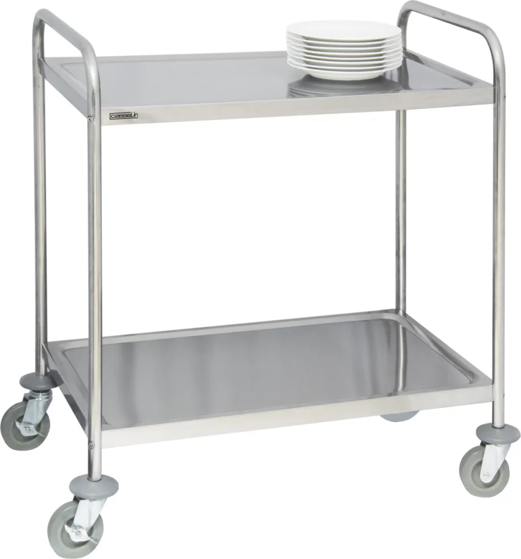 Offre Du Jour Chariot en inox 2 plateaux CASSELIN