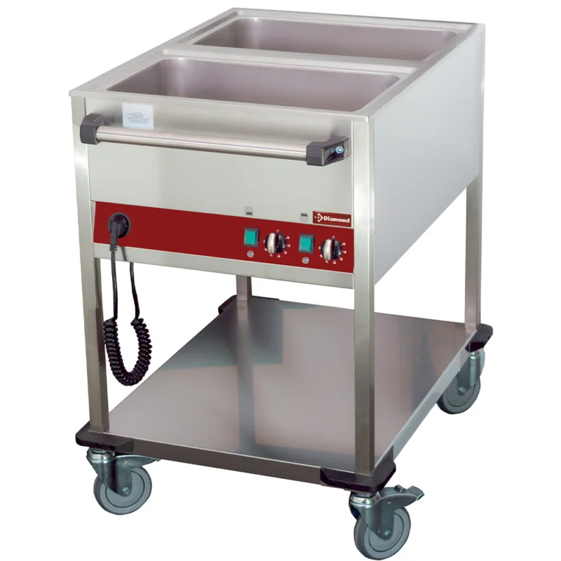 Promotion Chariot bain-marie 2 GN 1/1 DIAMOND