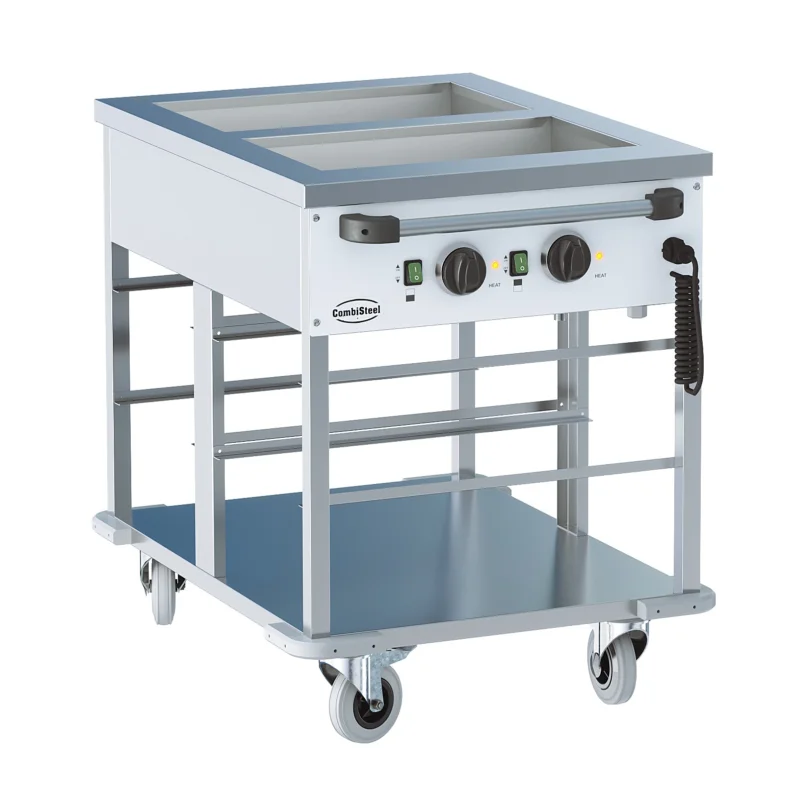 Remise Bain-marie trolley 2/1. COMBISTEEL