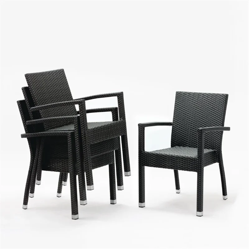 Expédié Aujourd’hui Fauteuils en rotin PE Bolero anthracite Bolero