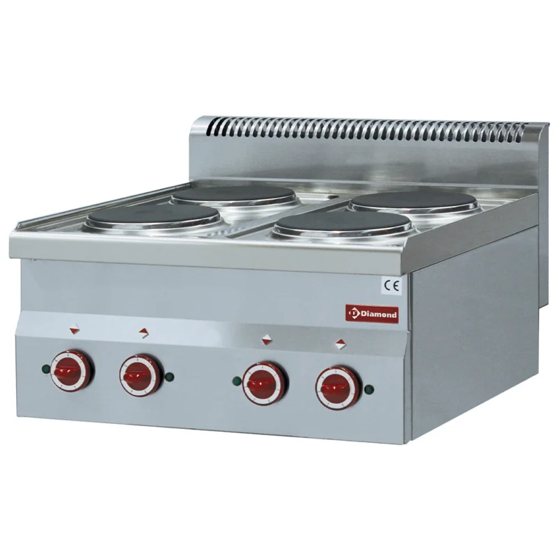 Livraison Gratuite Cuisinière électrique 4 plaques -top- DIAMOND
