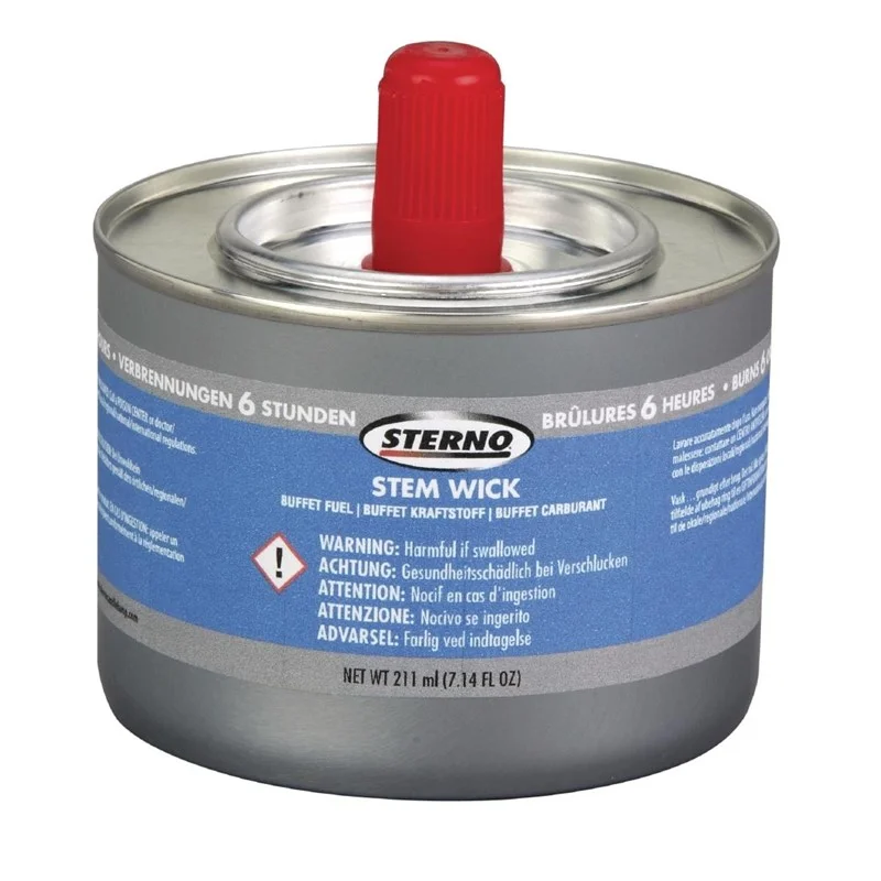 Jusqu’à Épuisement Des Stocks Combustible liquide Superwick 6 heures Sterno x12 Sterno