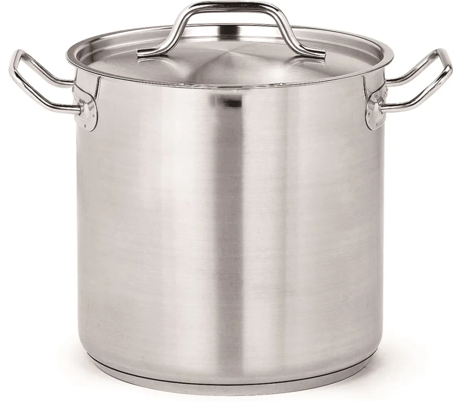 Meilleur Prix Marmite profonde en acier inoxydable + couvercle ø28 17l COMBISTEEL