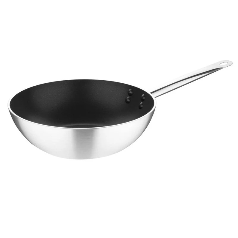Wok aluminium antiadhesif induction vogue teflon platinum plus 300mm Vogue Petit Prix