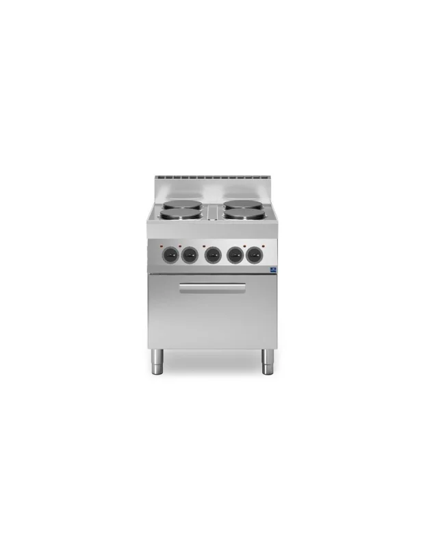 Fourneau professionnel électrique, 4 plaques, 1 four électrique à convection Affaire À Saisir