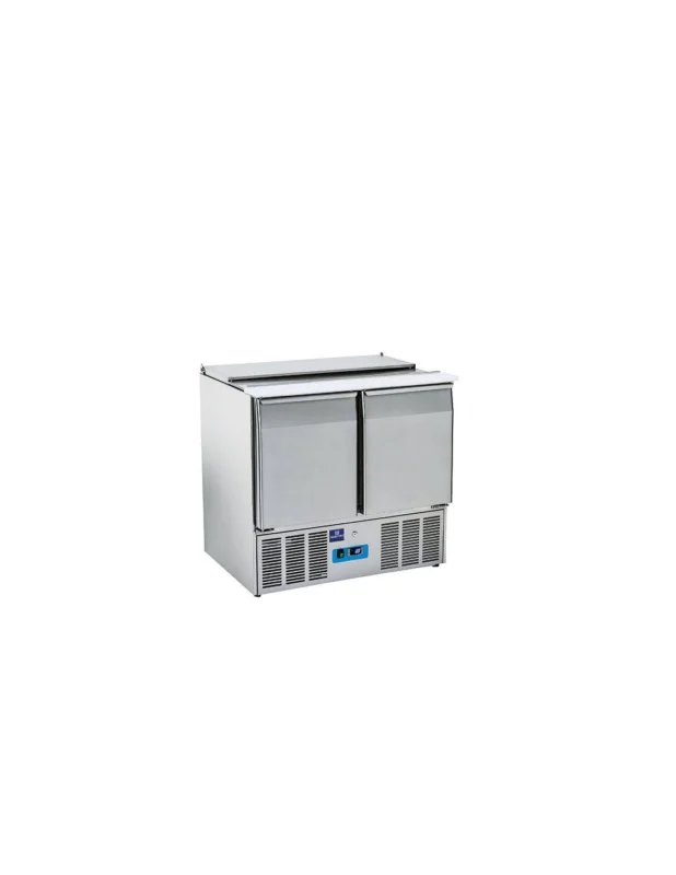 Populaire Saladette avec 2 portes GN 1/1 et couvercle, 6x GN 1/3 + 2x GN 1/4 h150 mm, 0°/+8°C