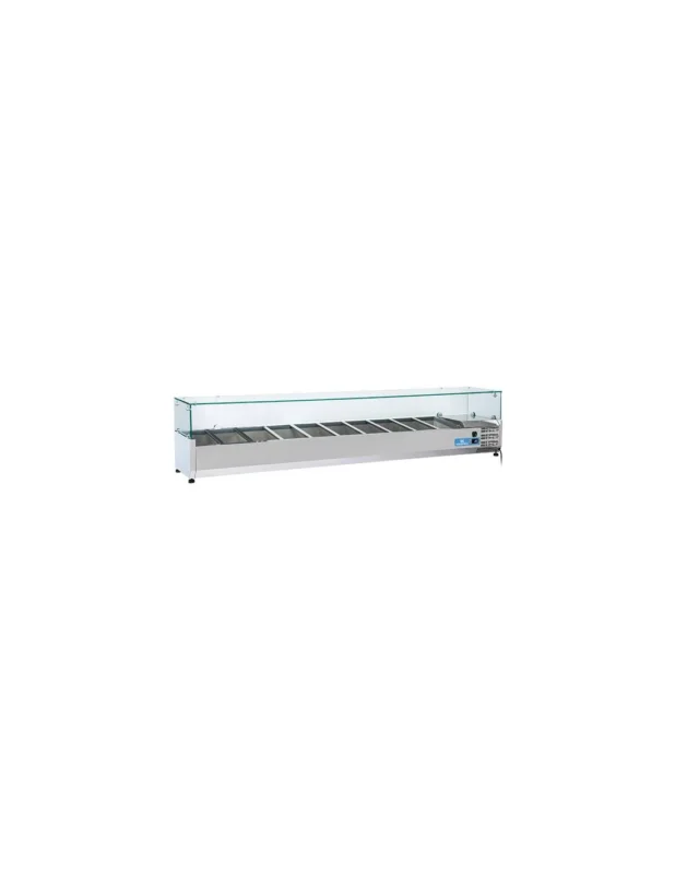 Saladette réfrigérée 10x GN 1/3 h150 mm, +2°/+8°C Seulement Aujourd’hui