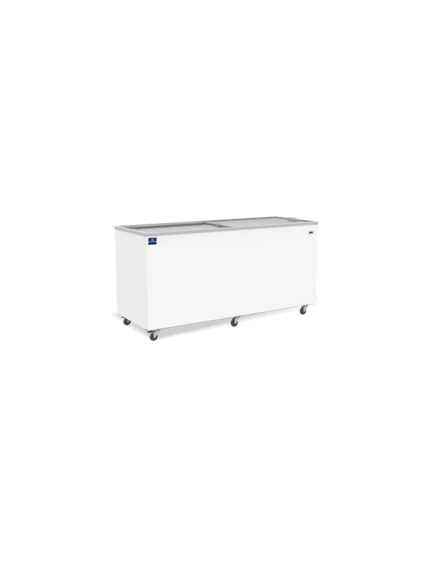 Congélateur coffre 582 (490) litres avec couvercle coulissant vitré, -14°/-24°C Affaire À Saisir