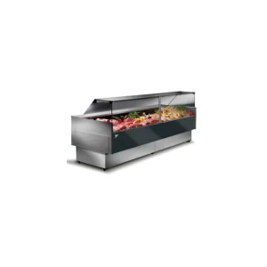 Vitrine réfrigérée ventilé à viande 1520 mm avec vitre verticale, 0°/+4°C Expédié Aujourd’hui
