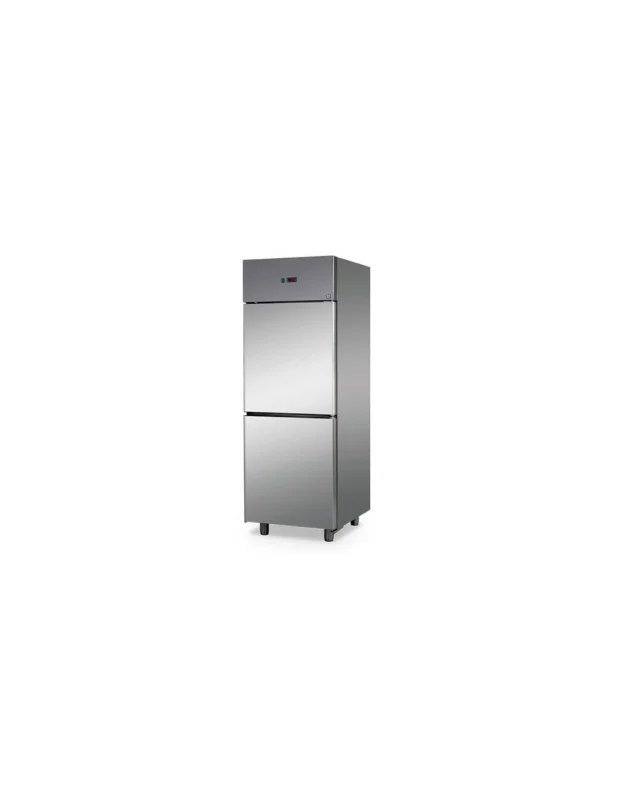 Haute Qualité Armoire réfrigérée 600 litres en inox avec 2 portes, 0°/+10°C