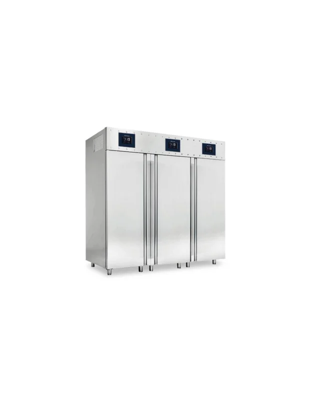 Congélateur 700+1400 litres en inox 3 portes, GN 2/1, -10°/-22°C- WIFI Solde