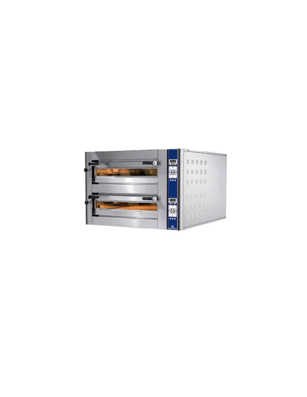 Meilleure Vente Four à pizza électrique pour 6+6 pizzas ø 350 mm, contrôle électronique