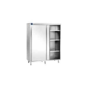 Acheter Direct Armoire de rangement avec portes coulissantes et 3 étagères, 1600x600 mm