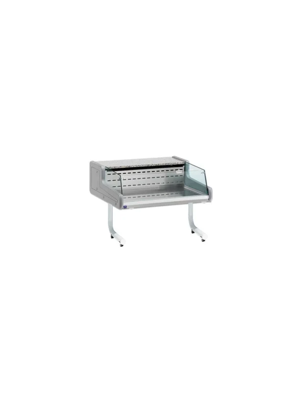 Vitrine réfrigérée statique pour self-service sur roulettes, +4°/+6°C, L 1500 mm Meilleure Vente