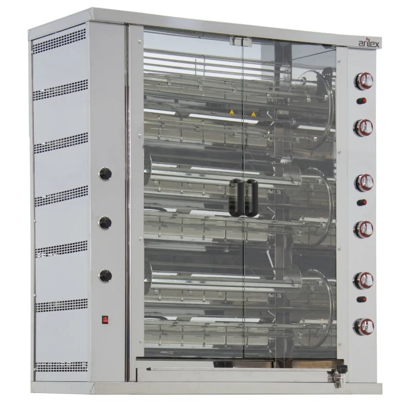 Seulement Aujourd’hui Rôtissoire à Gaz Rotative - 72 Poulets