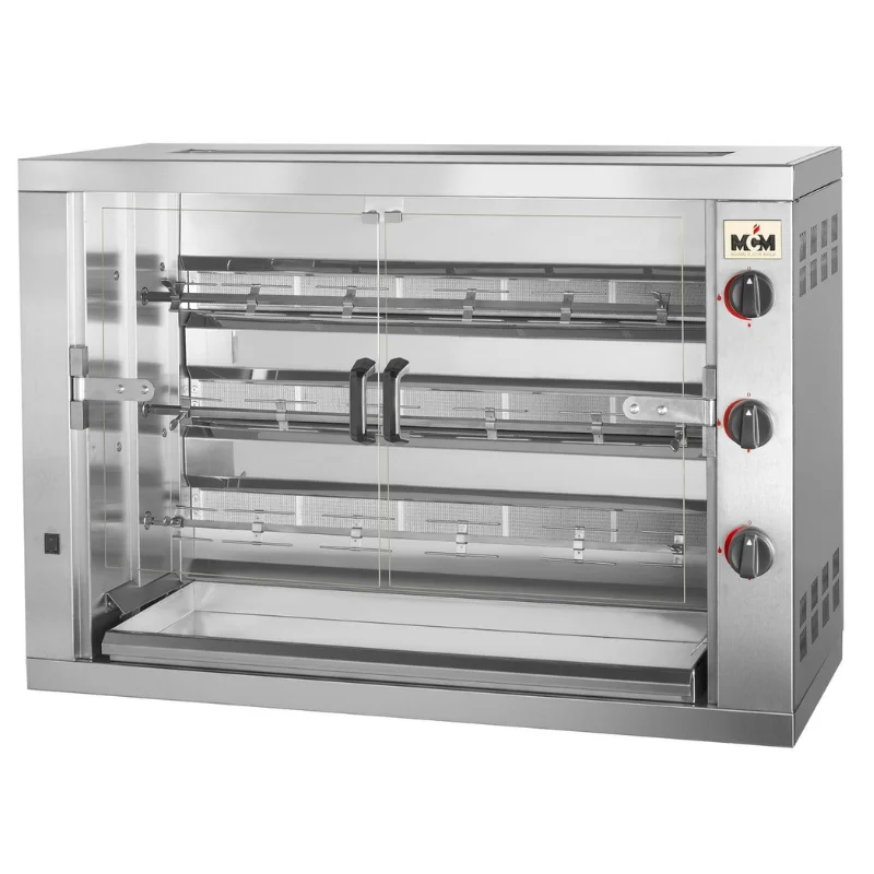 Rôtissoire Electrique 3 Broches - 18 Poulets Must-Have