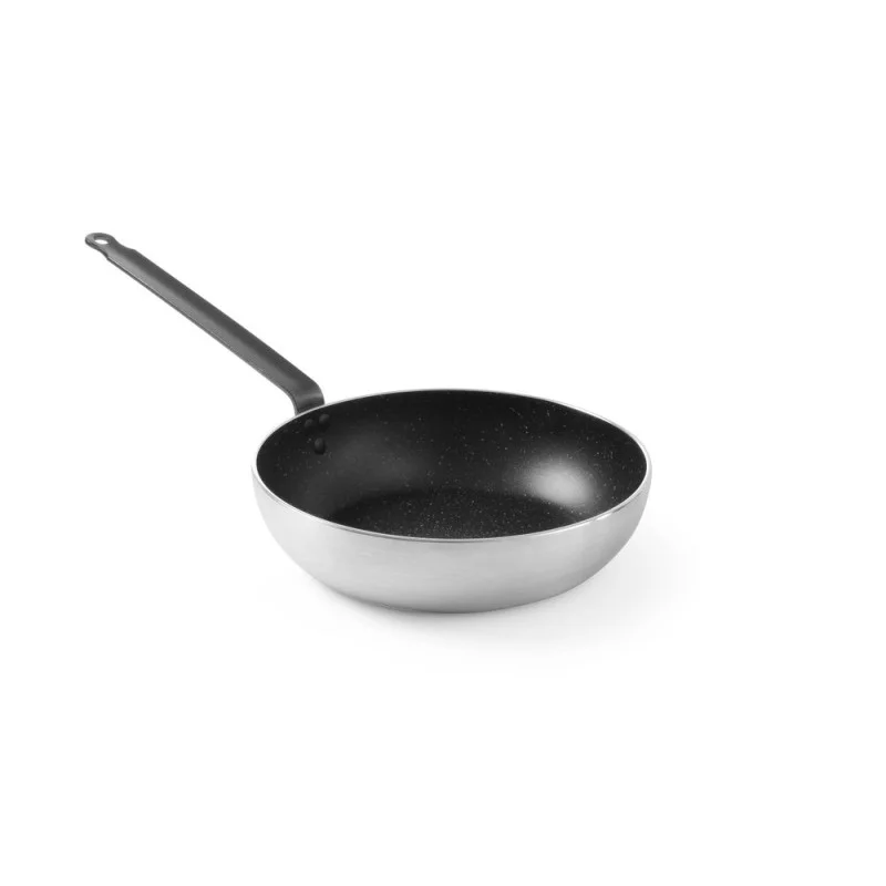 Petit Prix Wok en Aluminium - 28 cm de Diamètre