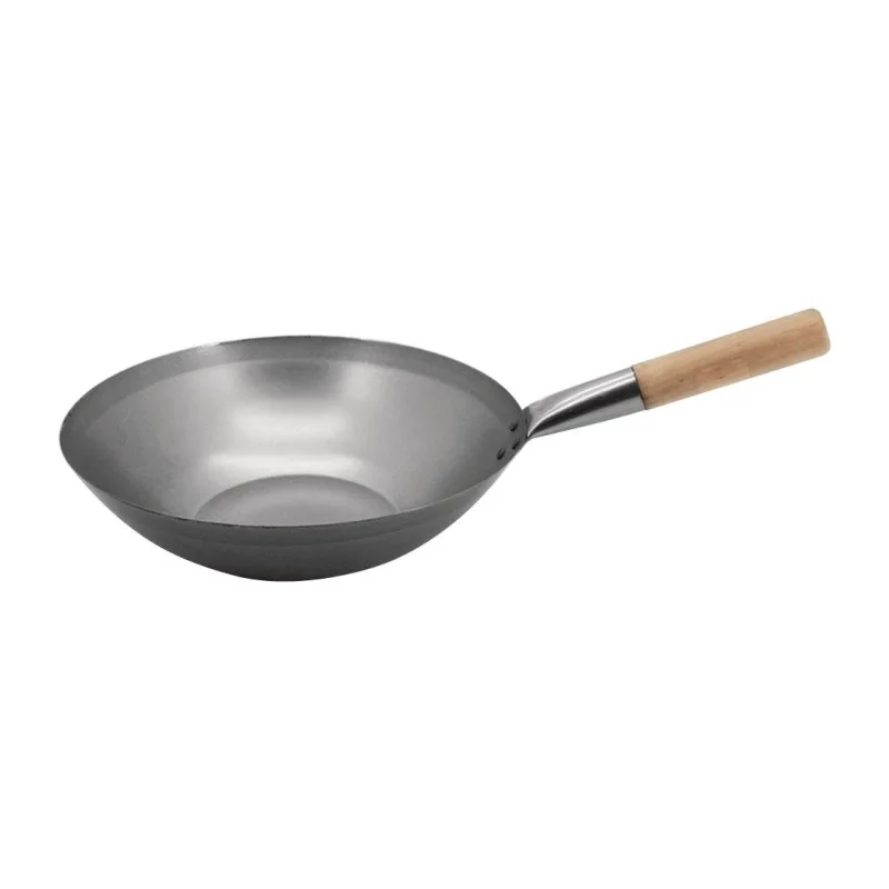 Wok en Acier Doux - 33 cm Super Prix