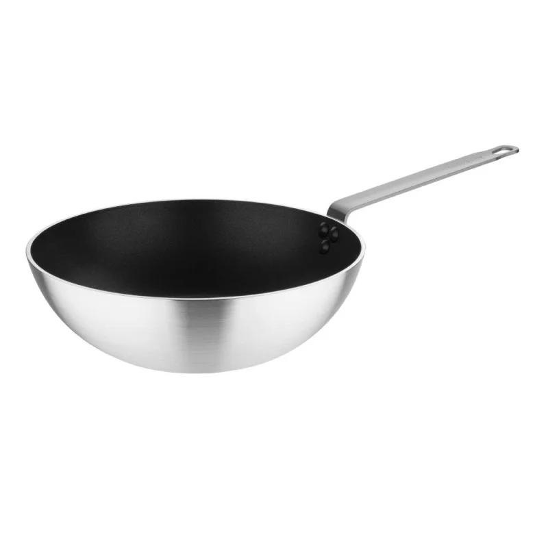Wok Anti-adhésif en Teflon Platinum - Ø 300 mm Pas Cher