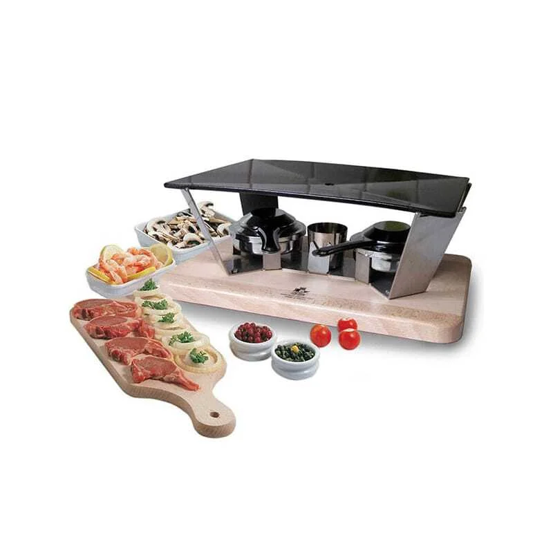 Plancha de table Socle en Bois Offre Limitée