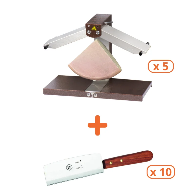 Pack Brezières et Couteaux à Raclette Expédition Rapide