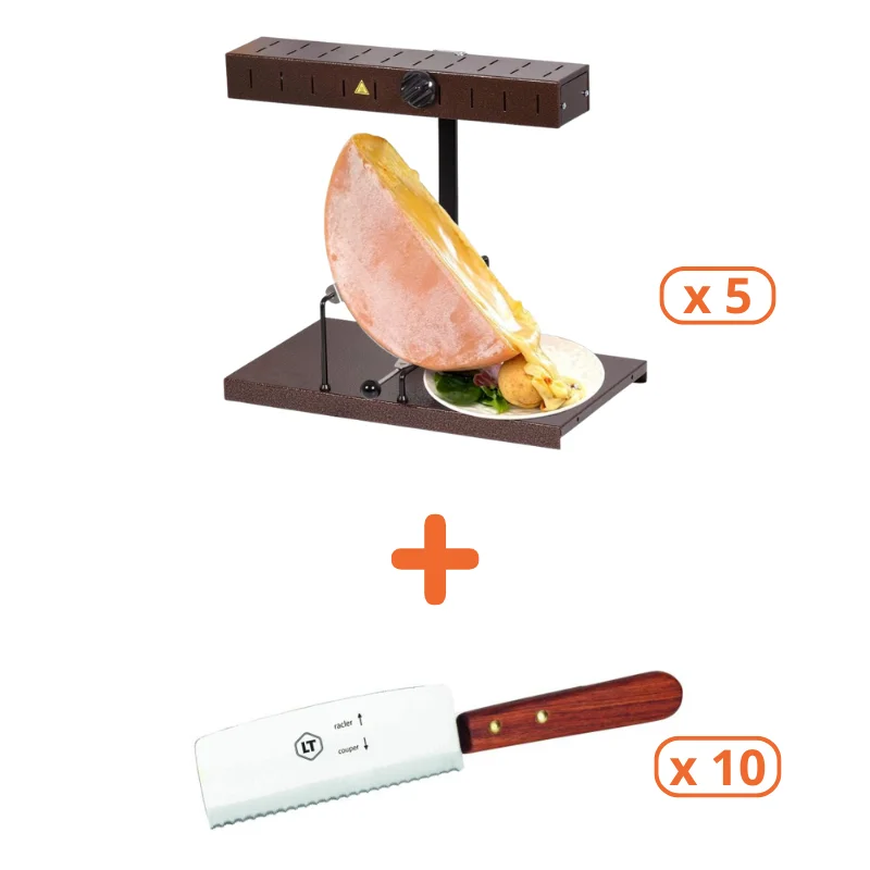 Pack Appareils à Raclettes Alpage et Couteaux Offre Spéciale