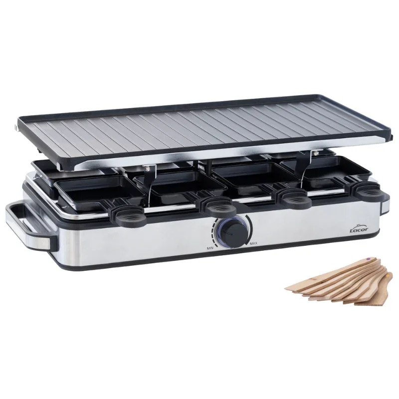 Appareil à Raclette et Grill - 8 Poêlons Remise