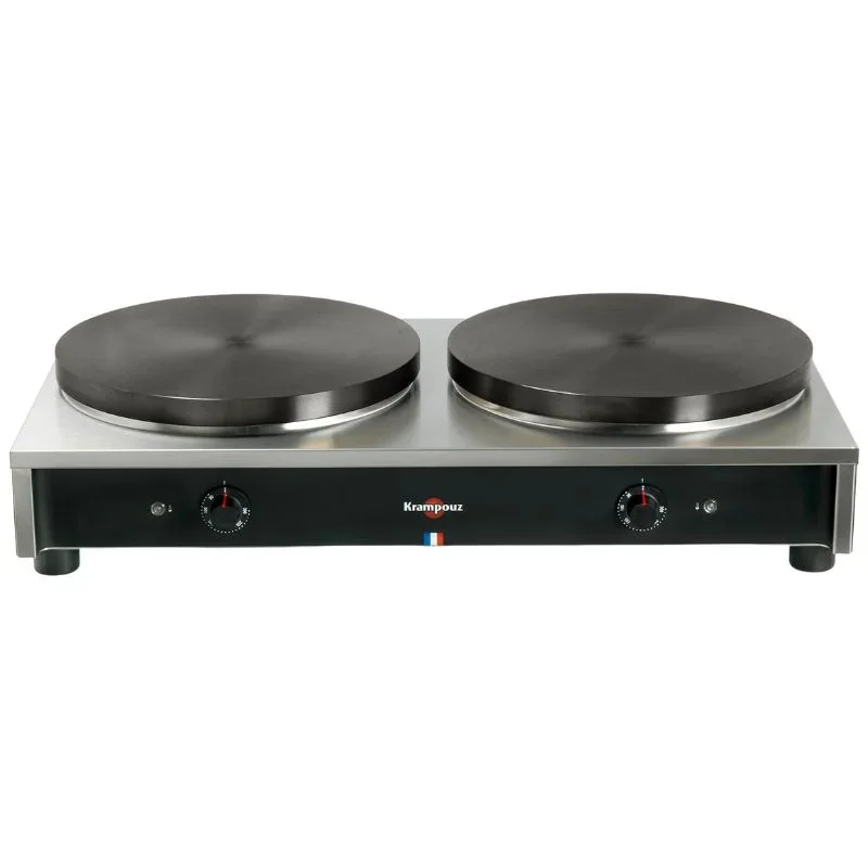 Commander Vite Crêpière Professionnelle Électrique Double - Gamme Confort - Ø 35 cm